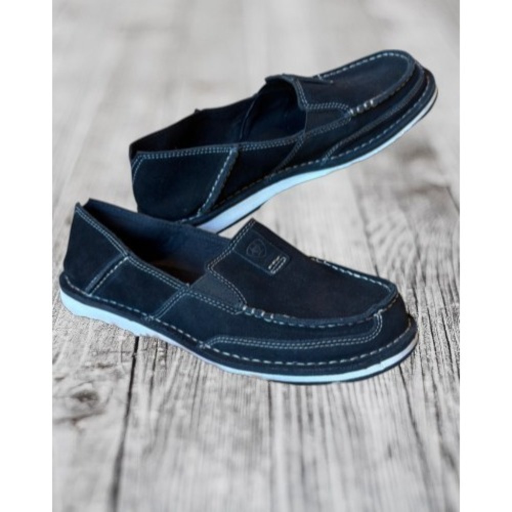 ARIAT Cruiser Black Suede Slip-On Shoes Women's 9.5 B Comfort EUC